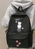 Cute Cat Baskılı Okul, Dershane, Kurs Sırt Çantası