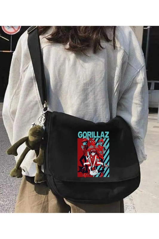 Groillaz Siyah Postacı Çantası