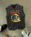 Bad Man Atlet Bisiklet Yaka Yıkamalı Vintage Unisex Oversize T-Shirt