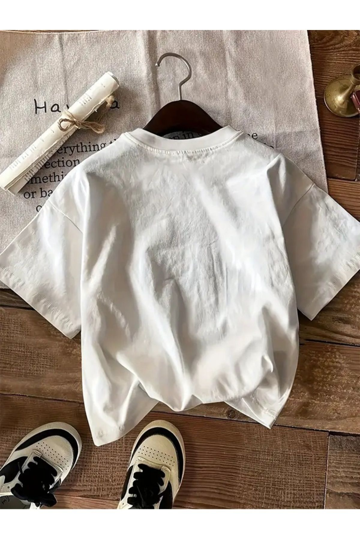 Blueberry Baskılı Unisex Oversize T-shirt