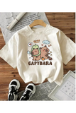 CapiBara Baskılı Unisex Oversize T-shirt