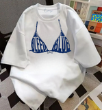 Bleed Blue Baskılı Unisex Oversize T-shirt