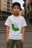 Cute Cat Kids Design Unisex Oversize T-Shirt
