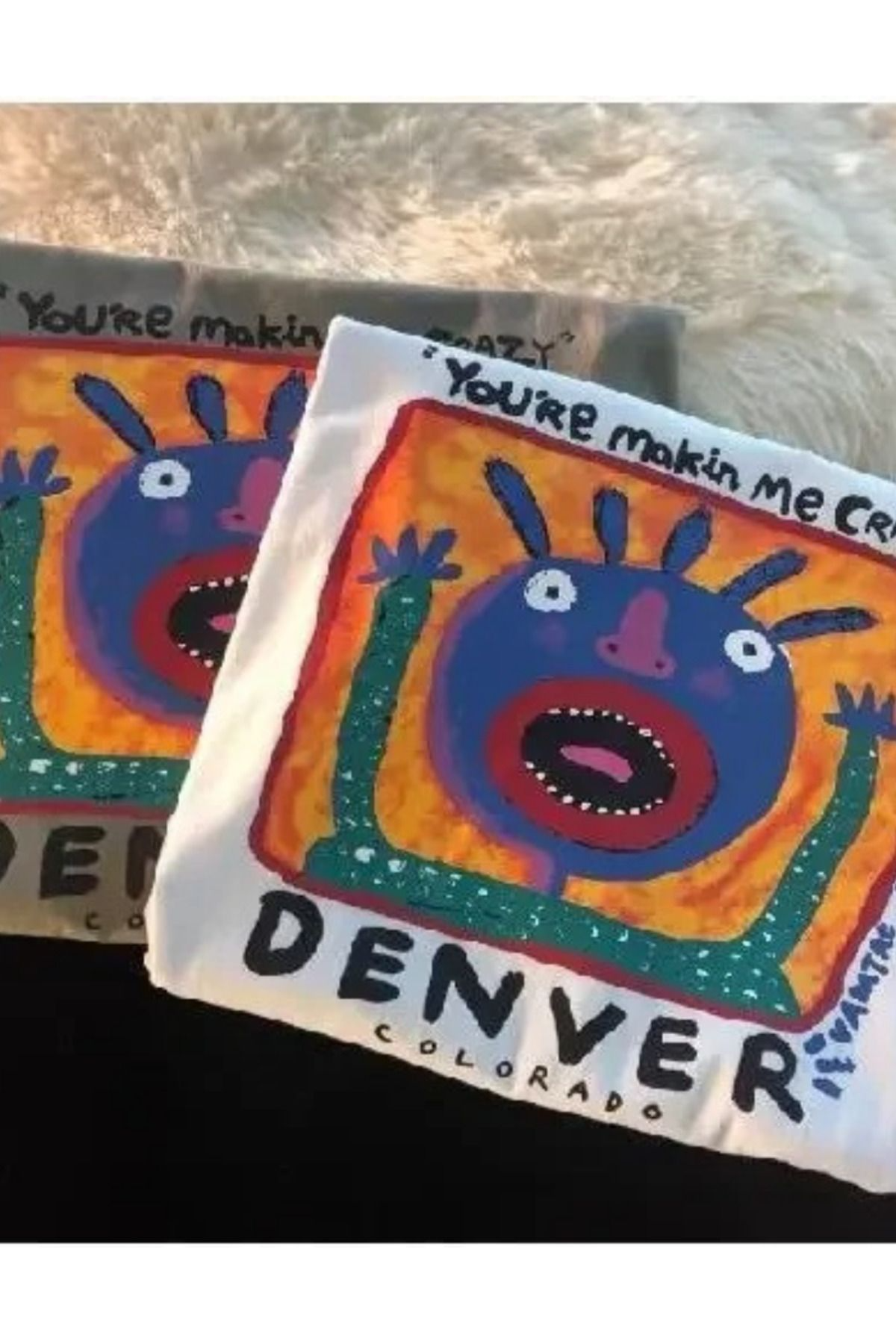 Harajuku Denver Art Unisex Oversize T-shirt