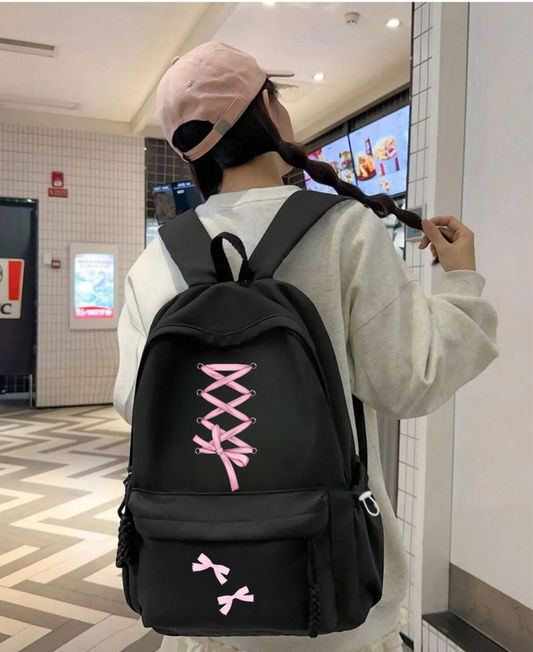 Kurdele Baskılı Okul, Dershane, Kurs Sırt Çantası