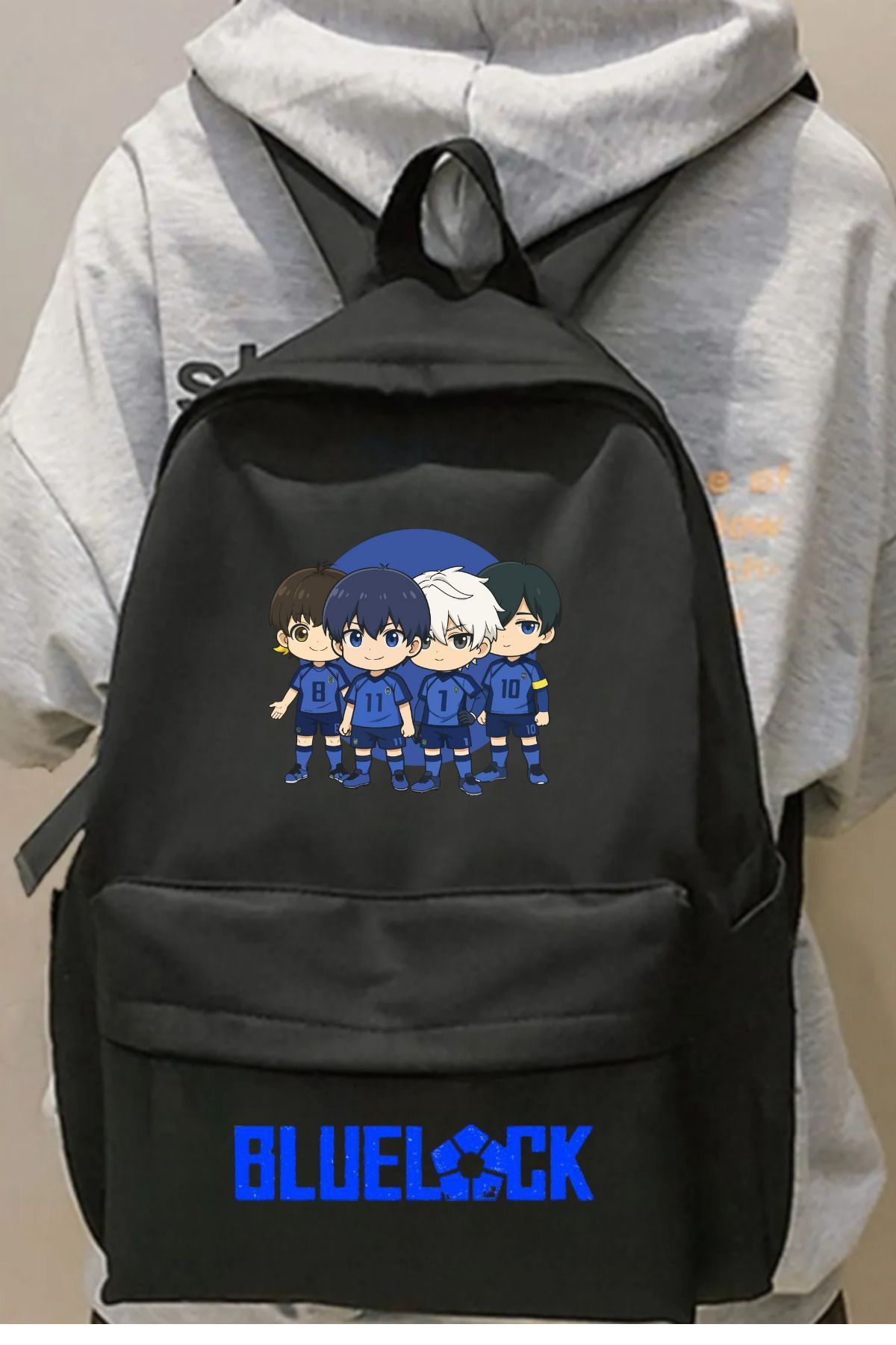 Anime Blue Lock isagi Nagi Baskılı Sırt Çantası