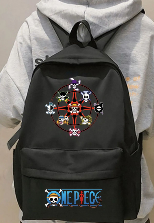 Anime One Piece Baskılı Sırt Okul Çantası