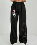 Gothic Stars Oversize Lastikli Baggy Eşofman Altı