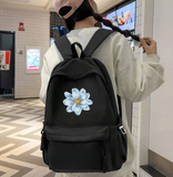 Flowers Baskılı Unisex Okul Sırt Çantası