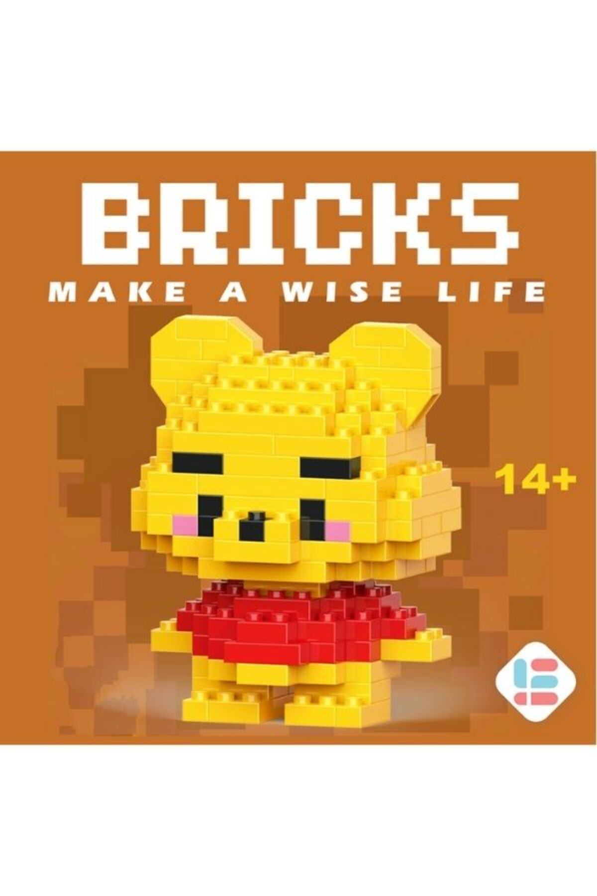 Winnie The Poo and Tiger Küçük Parçacık LEGO Masaüstü Dekorasyonu