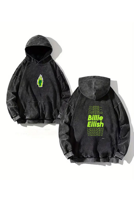 Billie Eilish Kapüşonlu Sweatshirt Hoodie