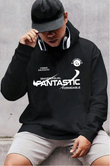 Fantastic Detail Baskılı Kapşonlu Sweatshirt