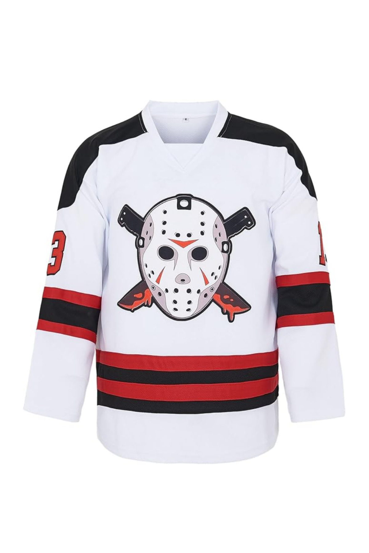 Voorhees Jason Friday V Yaka Uzun Kollu Jersey Forma