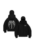 Balaclava Touz Gothic Design Baskılı Ninja Hoodie Sweatshirt