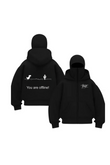 Balaclava Touz 404 Design Baskılı Ninja Hoodie Sweatshirt