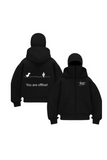 Balaclava Touz 404 Design Baskılı Ninja Hoodie Sweatshirt