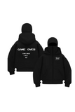 Balaclava Touz Game Over Design Baskılı Ninja Hoodie Sweatshirt