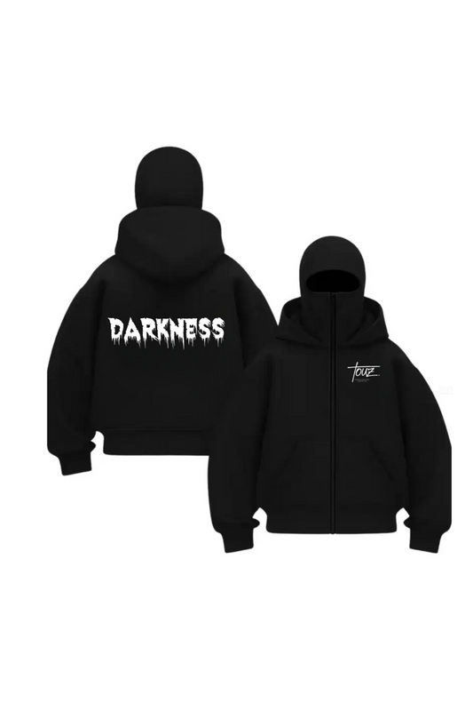Balaclava Touz Darkness Design Baskılı Ninja Hoodie Sweatshirt
