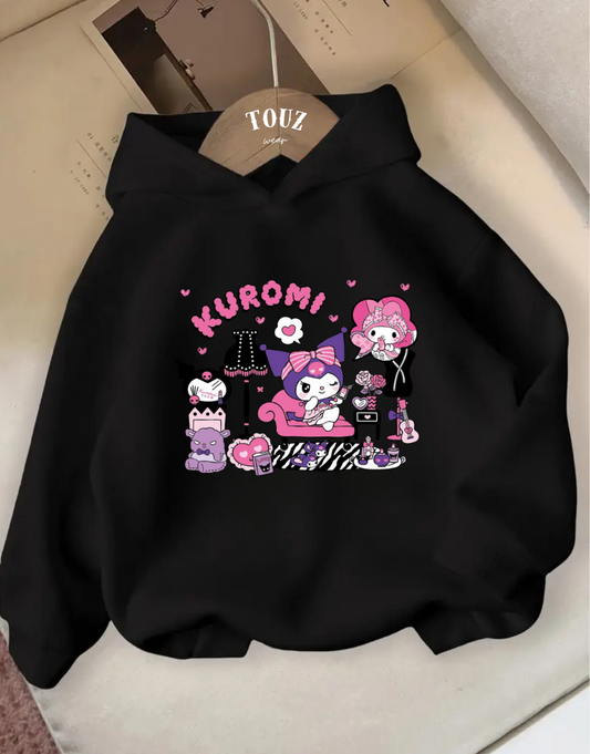 Kuromi Kids Design Unisex Oversize Hoodie