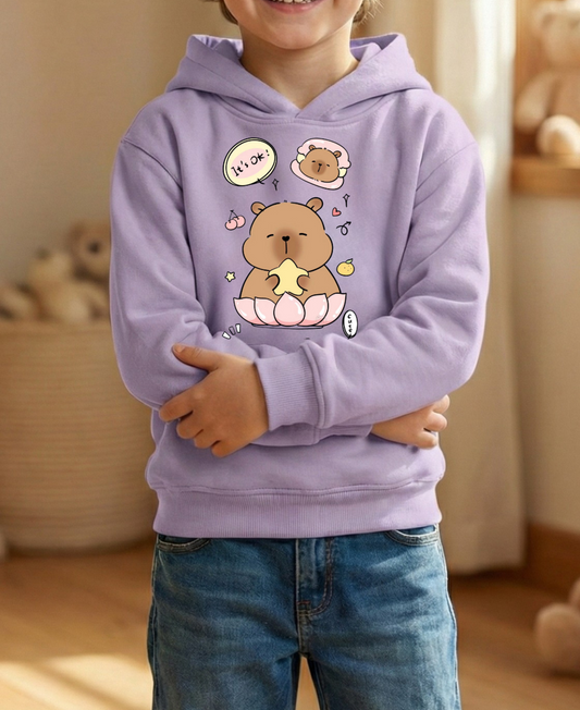 Young Capibara Series 3 iplik Kalın Sweet Hoodie