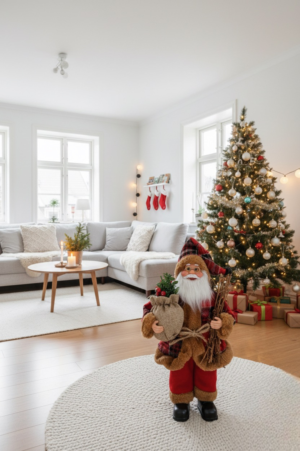 Noel Baba 30-35 cm, Merry Christmas Biblo