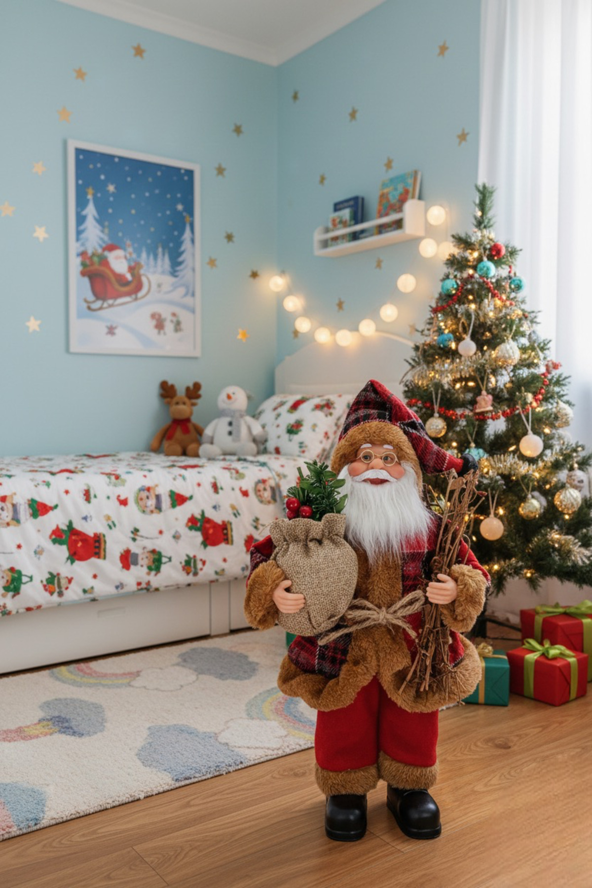 Noel Baba 30-35 cm, Merry Christmas Biblo