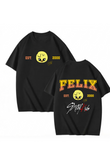 K-POP Felix Kids Karma Baskılı Unisex Oversize T-Shirt