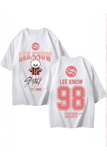 K-POP Lee Know Kids Karma Baskılı Unisex Oversize T-Shirt