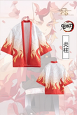 Beyaz Anime Demon Slayer Kyojuro Rengoku Unisex Kimono
