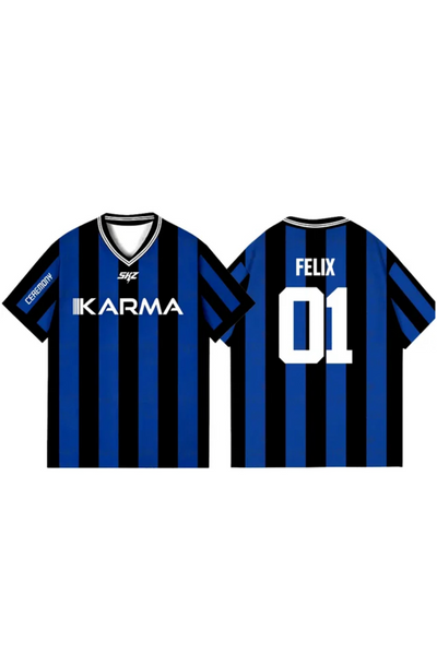 Anime Stray Kids Karma SKZ 01 Felix Jersey T-shirt Forma