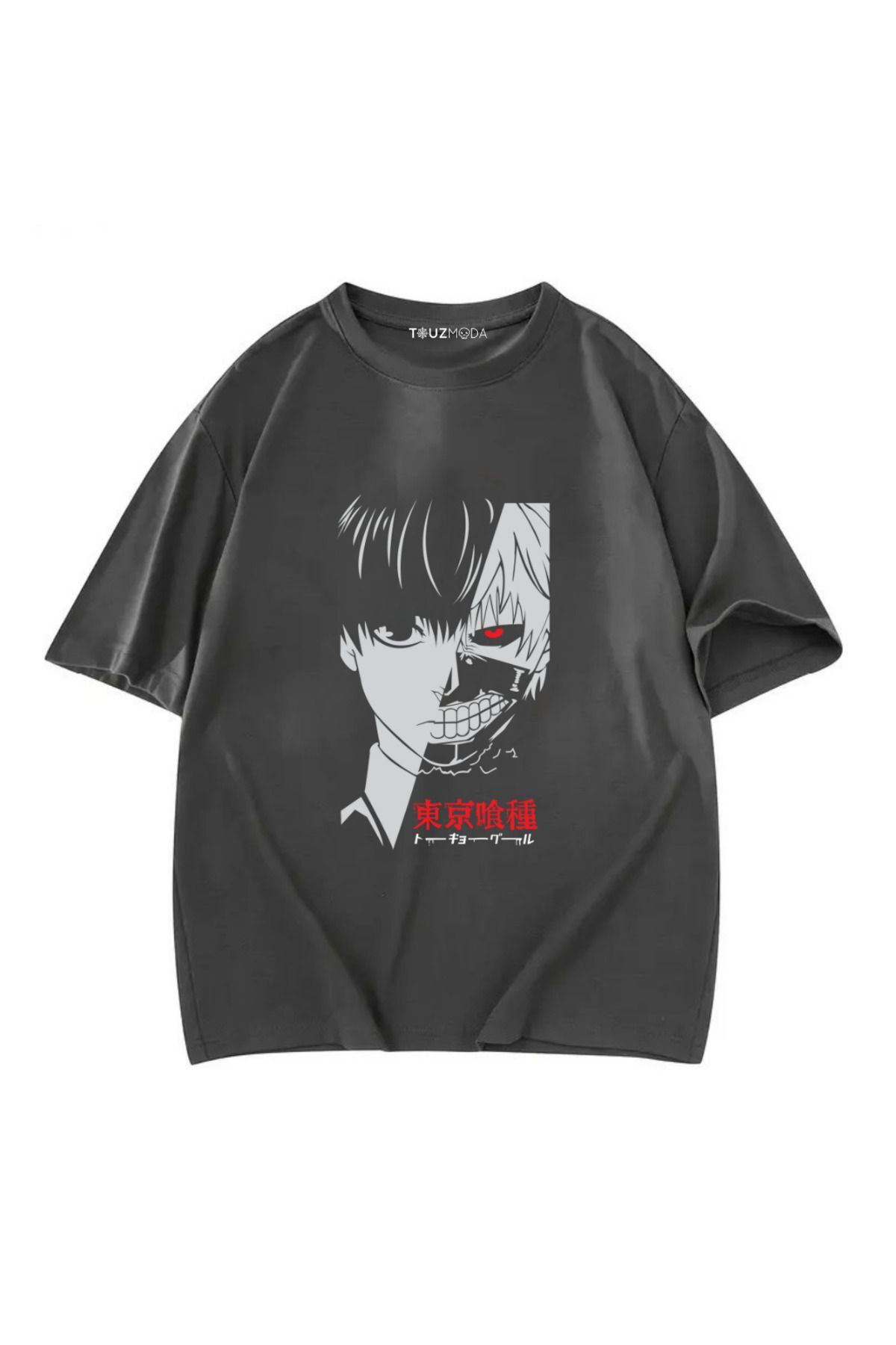 Anime Tokyo Ghoul Baskılı Unisex Oversize T-Shirt