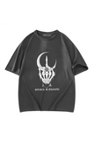 Rock Serisi Black Blood Baskılı Unisex Oversize T-Shirt