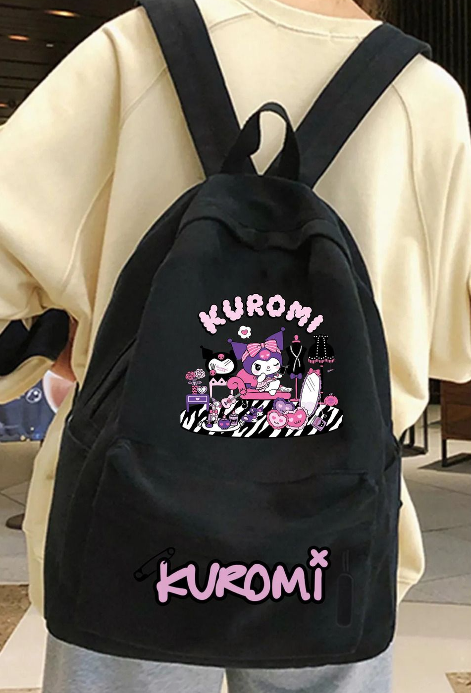 Kuromi Baskılı Okul, Dershane, Kurs Sırt Çantası