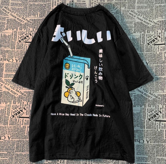 Cat Lemon Juice Unisex T-shirt