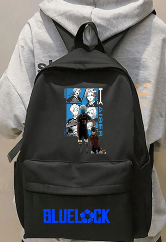 Anime Blue Lock Aiser Baskılı Sırt Çantası