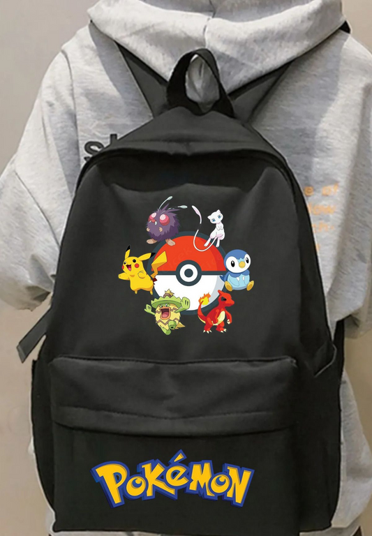 Pokemon Pikachu Baskılı Okul, Dershane, Kurs Sırt Çantası