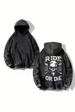 Ride or Die Kapüşonlu Sweatshirt Hoodie