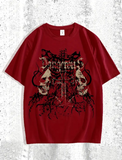Gothic Baskılı Unisex Oversize T-shirt