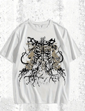 Gothic Baskılı Unisex Oversize T-shirt