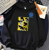 Achira Detail Baskılı Kapşonlu Sweatshirt