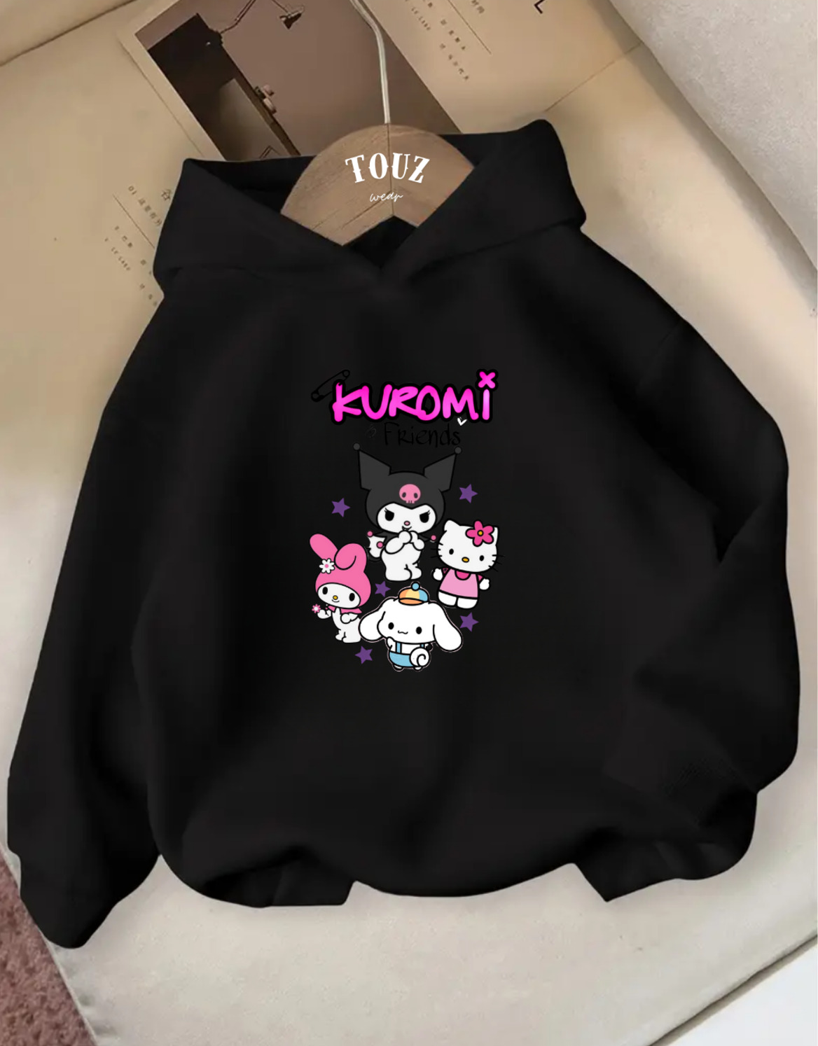 Kuromi Kids Design Unisex Oversize Hoodie