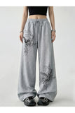 Gothic Baskılı Oversize Baggy Unisex Eşofman Altı