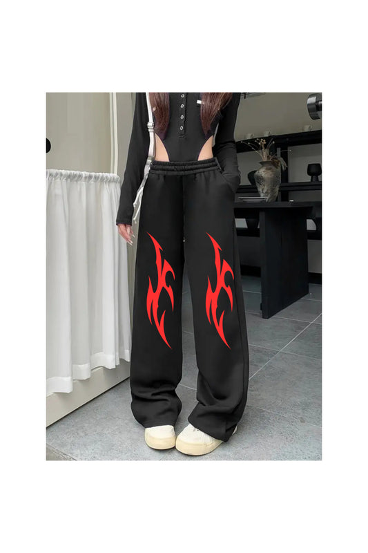Gothic Baskılı 3 iplik Kalın Kumaş  Unisex Eşofman Altı