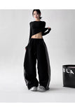 Street Flow Urban Çizgili Oversize Baggy Eşofman Altı