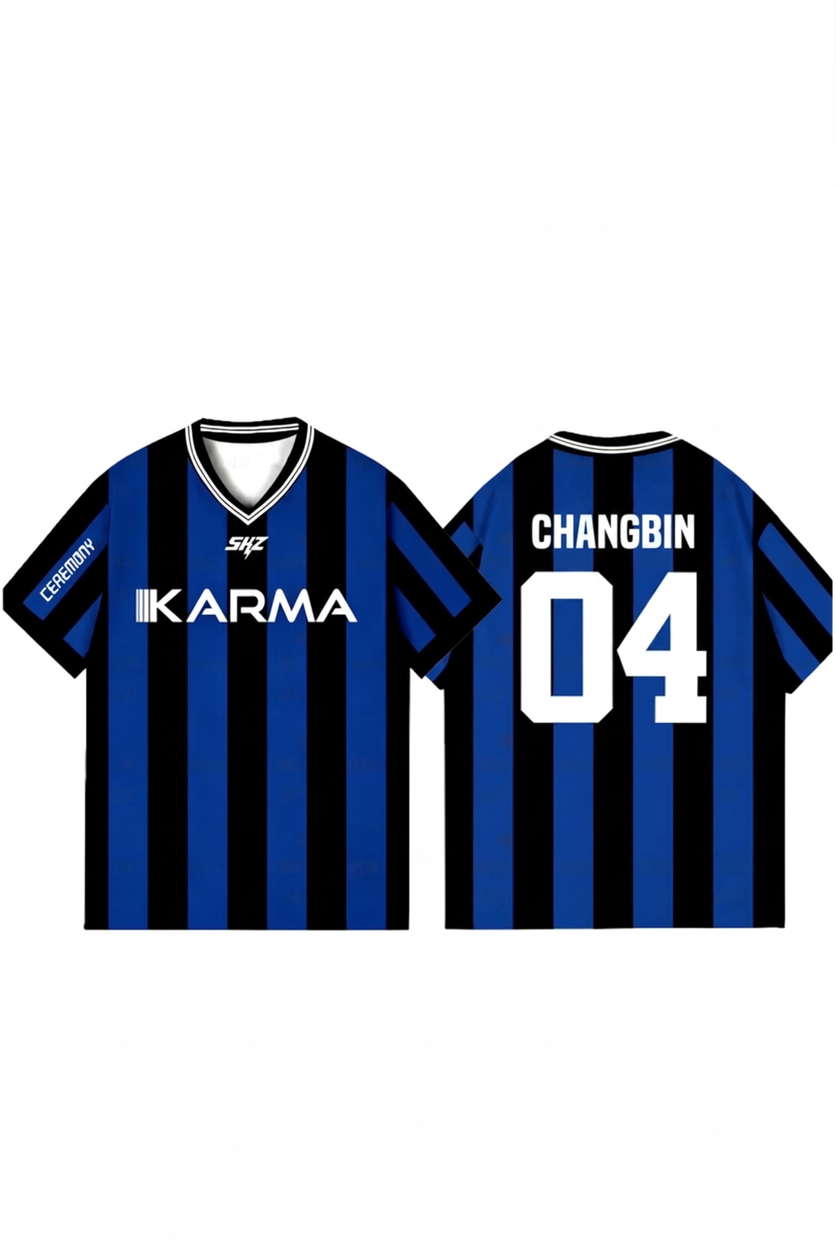 Anime Stray Kids Karma SKZ 04 CHANGBIN Jersey T-shirt Forma