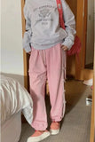 Pembe Coquette Tech Side Stripe Paraşüt Unisex Eşofman Altı