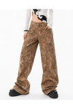 Camo Cargo Retro Baggy Jean Pantolon