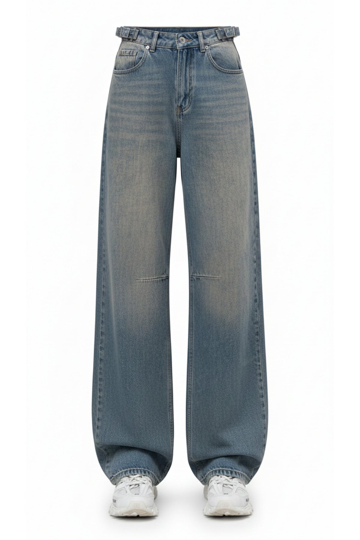 Y2K Streetwear Detail Jean Pantolon