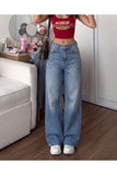 Streetwear Retro Baggy Jean Pantolon