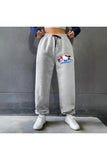 Sanrio Baskılı Unisex Gri Eşofman Altı